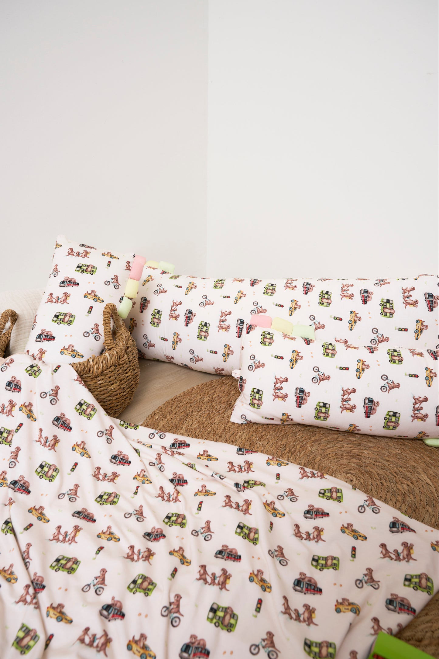 Otters in the City - Cuddly Pillows