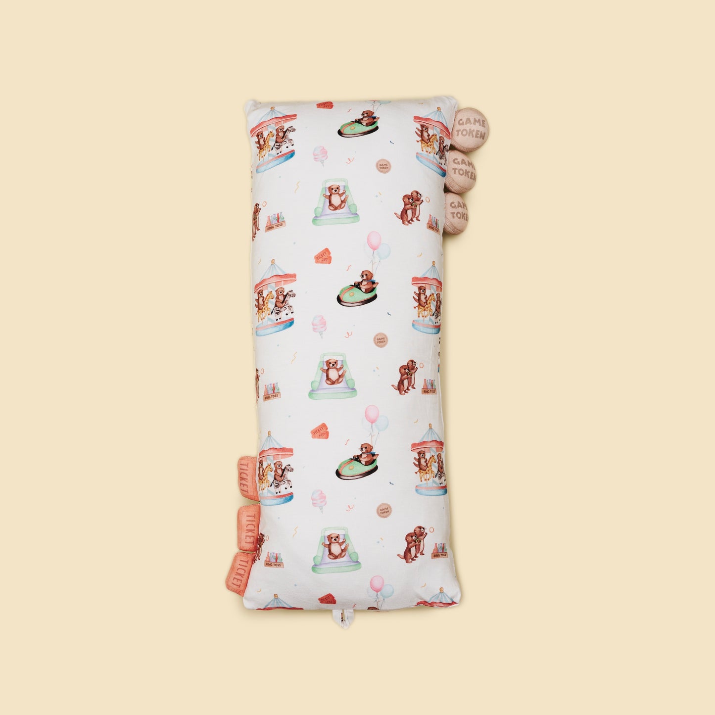 Otters in the Carnival - Cuddly Pillows