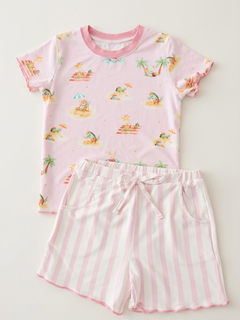 Animals by the Beach - 2pc Day Wear Set