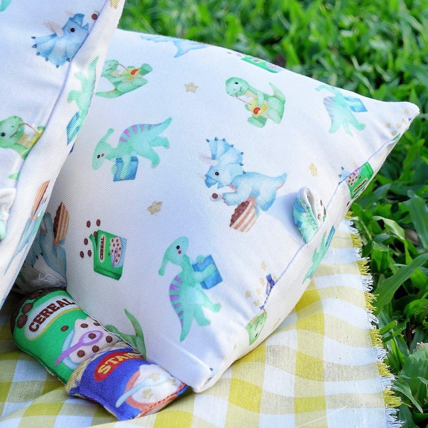 Cereal Dinosaurs - Cuddly Pillows