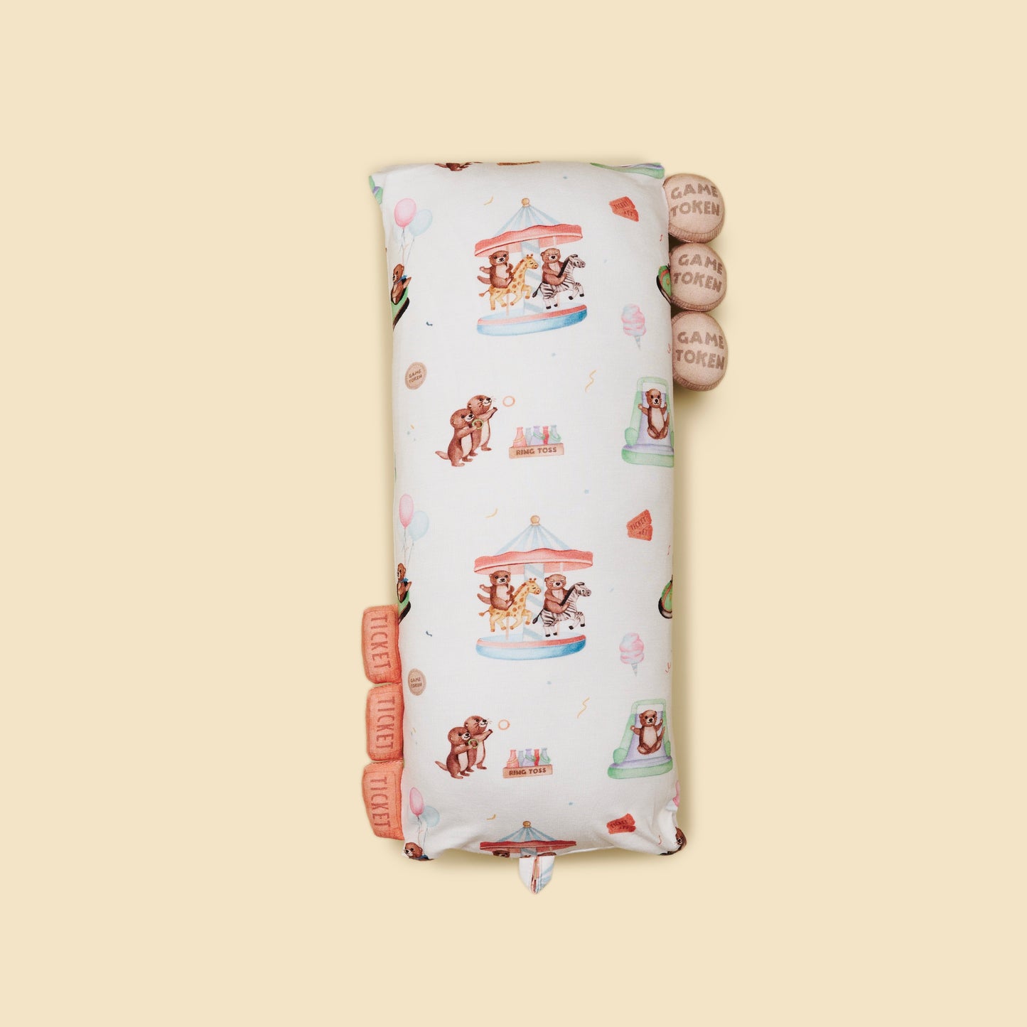 Otters in the Carnival - Cuddly Pillows
