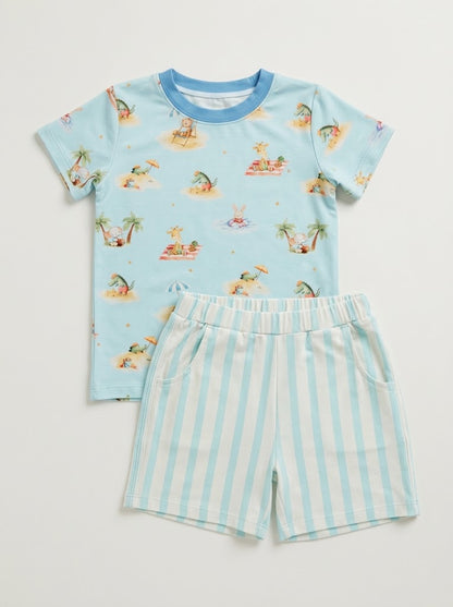 Animals by the Beach - 2pc Day Wear Set