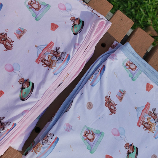 Otters in the Carnival - Blanket