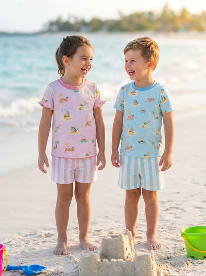 Animals by the Beach - 2pc Day Wear Set