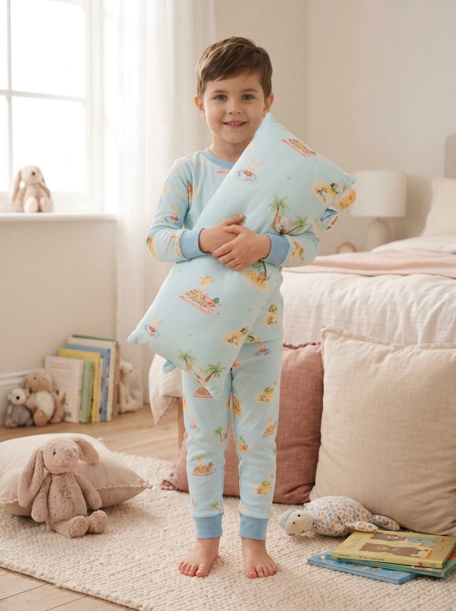 Animals by the Beach - 2pc Pyjamas Set