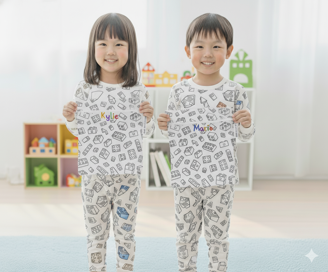 Colour Your Bricks - Pyjamas Set