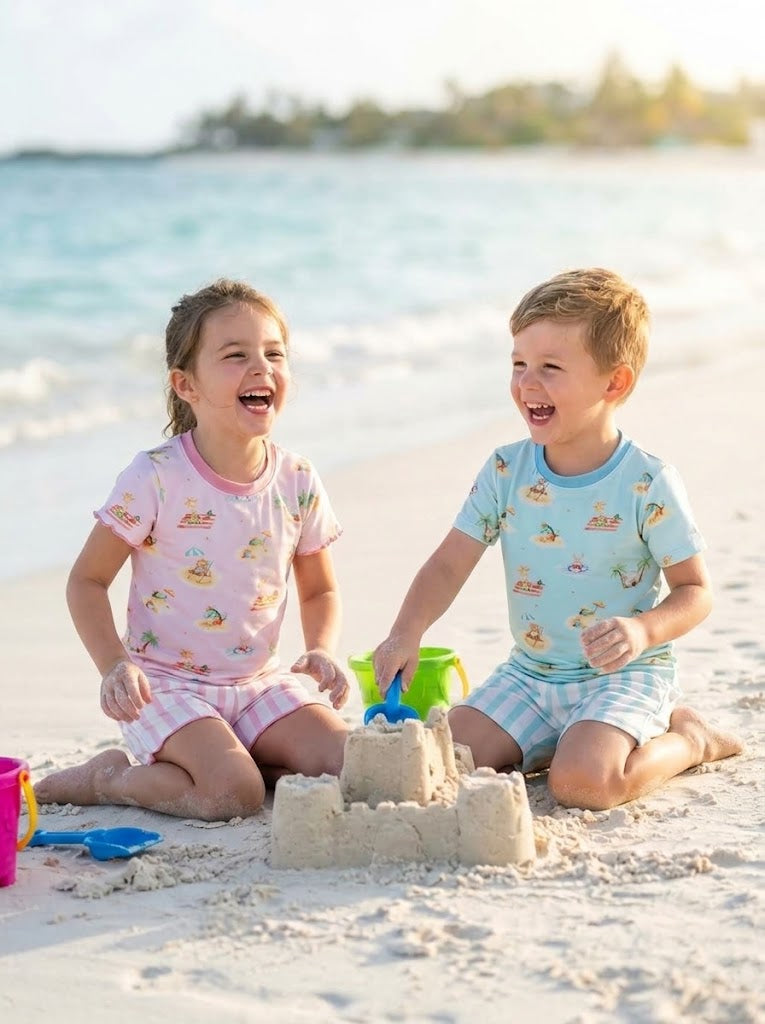 Animals by the Beach - 2pc Day Wear Set