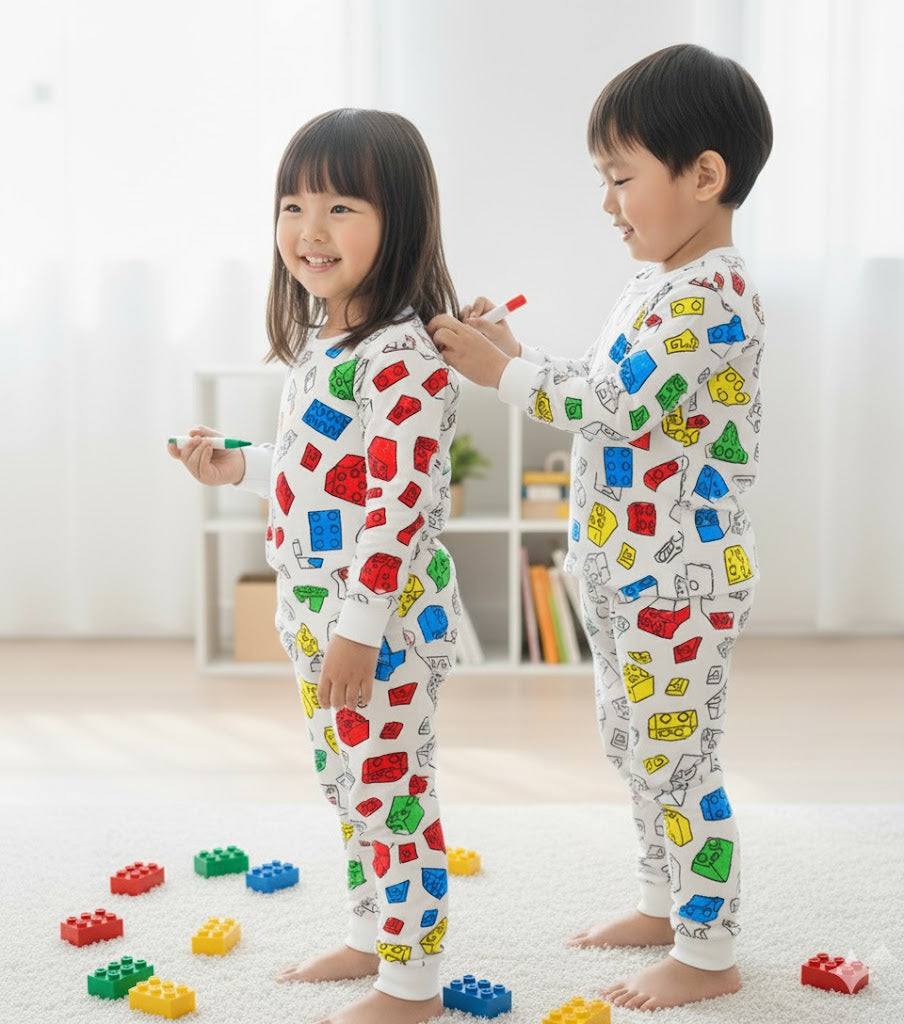 Colour Your Bricks - Pyjamas Set
