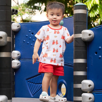 Otters go 拜年 - 2pc Day Wear Set & Dress