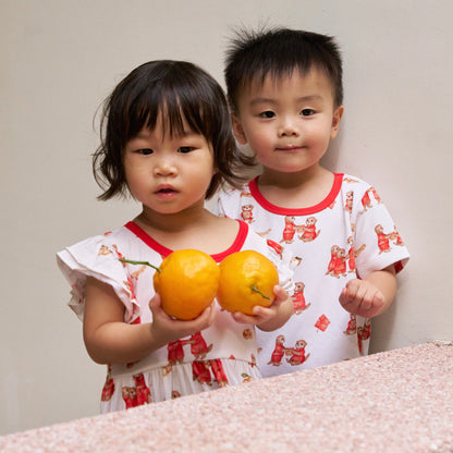 Otters go 拜年 - 2pc Day Wear Set & Dress