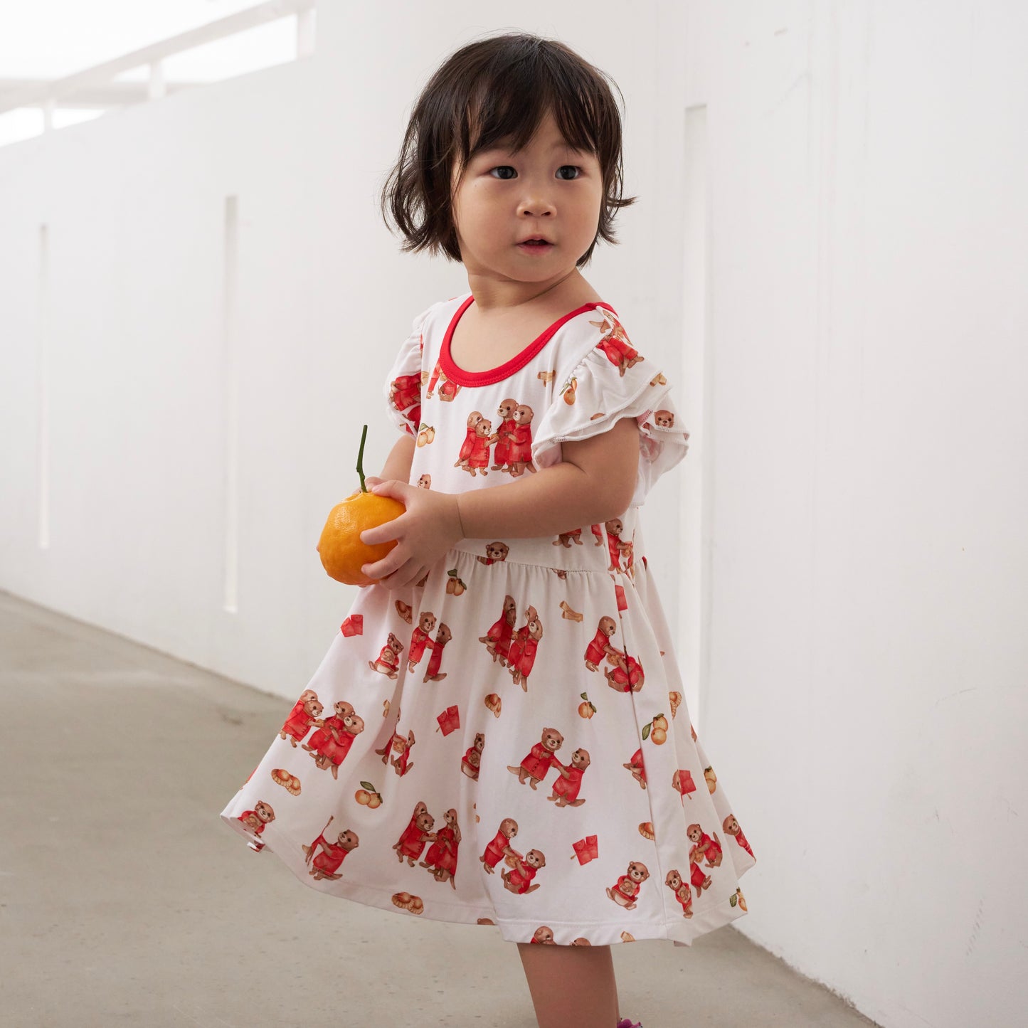 Otters go 拜年 - 2pc Day Wear Set & Dress