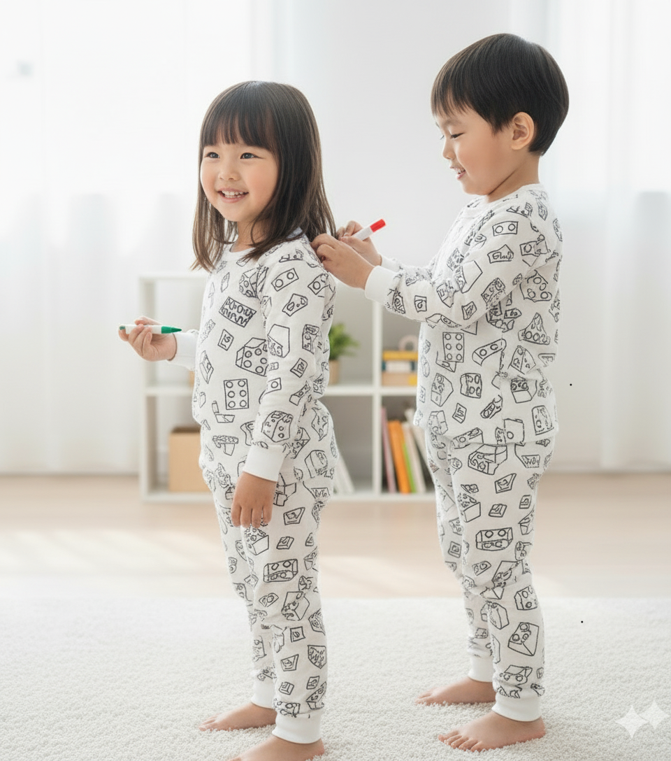 Colour Your Bricks - Pyjamas Set