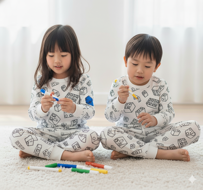Colour Your Bricks - Pyjamas Set