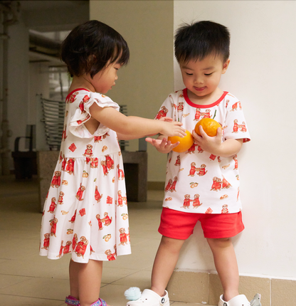 Otters go 拜年 - 2pc Day Wear Set & Dress