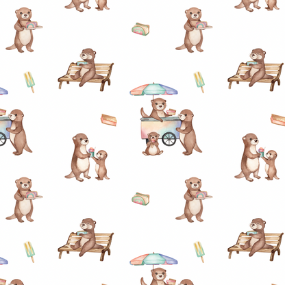 Otters jiak Ice Cream - Sleepy Zippy